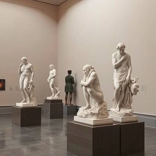 Affiche de l'exposition des sculptures de Rodin au Musée Rodin