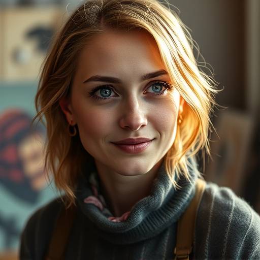 Portrait d'une artiste locale, Sophie Martin